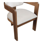 Sacha Velvet Upholstered Dining Chair in Cream