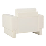 Madeline Chenille Fabric Upholstered Chair in Cream