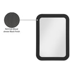 Artisto Ash Veneer Frame Mirror in Black