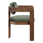 Sacha Velvet Upholstered Dining Chair in Green