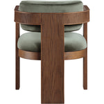 Sacha Velvet Upholstered Dining Chair in Green