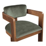 Sacha Velvet Upholstered Dining Chair in Green