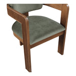 Sacha Velvet Upholstered Dining Chair in Green