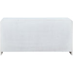 Sage Solid Wood And Natural Cane Wood Dresser in White