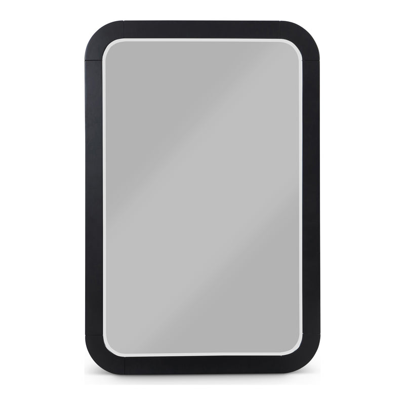 Sage Solid Wood Mirror in Black
