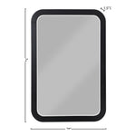 Sage Solid Wood Mirror in Black