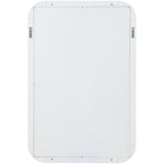 Sage Solid Wood Mirror in White