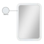 Sage Solid Wood Mirror in White