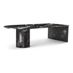 Salerno Marble Coffee Table in Black