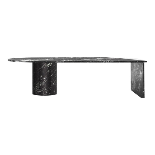 Salerno Marble Coffee Table in Black