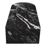 Salerno Marble Coffee Table in Black