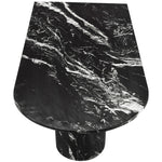 Salerno Marble Coffee Table in Black