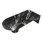 Salerno Marble Coffee Table in Black
