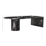 Salerno Marble Coffee Table in Black