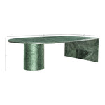 Salerno Marble Coffee Table in Green