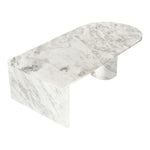Salerno Marble Coffee Table in White