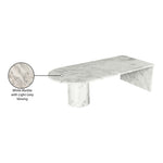 Salerno Marble Coffee Table in White