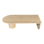 Salerno Travertine Coffee Table in Natural