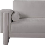 Madeline Chenille Fabric Upholstered Chair in Grey