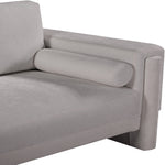 Madeline Chenille Fabric Upholstered Chair in Grey