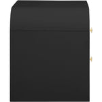 Artisto Ash Veneer Nightstand in Black