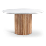 Sanremo 53" Finished Concrete Indoor / Outdoor Dining Table in White
