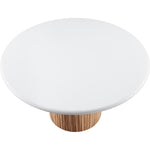 Sanremo 53" Finished Concrete Indoor / Outdoor Dining Table in White