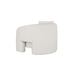 Sylvia Tweed Lounge Chair in Ivory