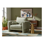 Madeline Chenille Fabric Upholstered Chair in Mint
