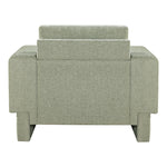 Madeline Chenille Fabric Upholstered Chair in Mint