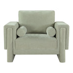 Madeline Chenille Fabric Upholstered Chair in Mint
