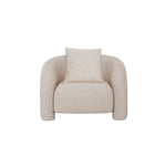 Sylvia Tweed Lounge Chair in Gold Dust