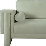Madeline Chenille Fabric Upholstered Chair in Mint