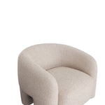 Sylvia Tweed Lounge Chair in Gold Dust