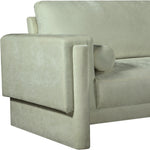 Madeline Chenille Fabric Upholstered Chair in Mint