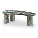 Sassari Marble Finish Concrete Indoor / Outdoor Coffee Table in Green