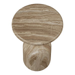 Savona Concrete Indoor/Outdoor End Table in Beige
