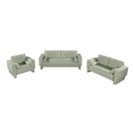 Madeline Chenille Fabric Upholstered Chair in Mint