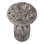 Savona Concrete Indoor/Outdoor End Table in Brown