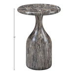 Savona Concrete Indoor/Outdoor End Table in Brown