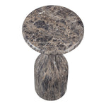 Savona Concrete Indoor/Outdoor End Table in Brown