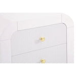 Artisto Ash Veneer Nightstand in White