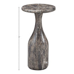 Savona Concrete Indoor/Outdoor End Table in Brown