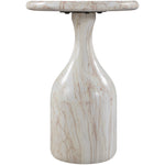 Savona Concrete Indoor/Outdoor End Table in White
