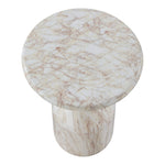 Savona Concrete Indoor/Outdoor End Table in White