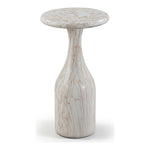 Savona Concrete Indoor/Outdoor End Table in White