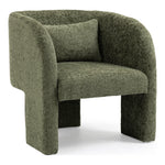 Sawyer Chenille Fabric Upholstered Accent Chair in Green
