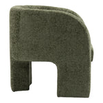 Sawyer Chenille Fabric Upholstered Accent Chair in Green