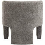 Sawyer Chenille Fabric Upholstered Accent Chair in Grey