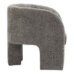 Sawyer Chenille Fabric Upholstered Accent Chair in Grey